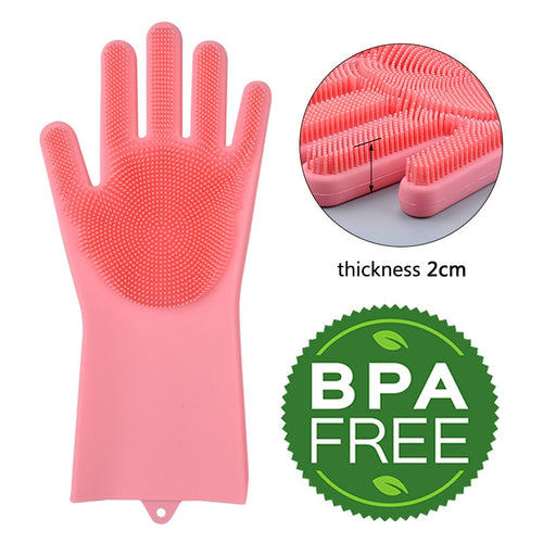 Magic Scrubber Silicone Cleaning Glove