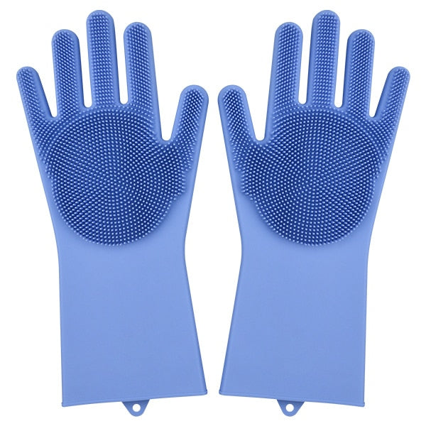 0714A Reusable Silicone Cleaning Brush Scrubber Gloves (Multicolor) at Rs  75.00, सिलिकॉन ग्लव्स, सिलिकॉन दस्ताने - Deodap International Private  Limited, Rajkot